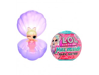 Papusica L.O.L. SURPRISE! Seria Mermaids! Baby Sisters 