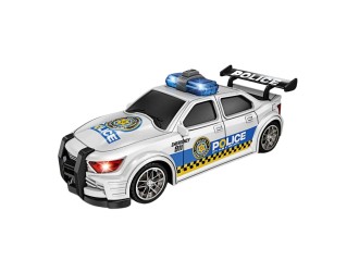 Masina de politie alba cu sunete si lumini, 1:20, jstoys, ZJA364043