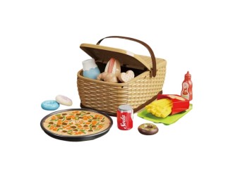Cos pentru picnic cu fast food de jucarie 11 el., ZJA350500