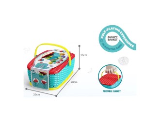 Set de joaca Cos cu fructe 14 el.,  ZJA350499