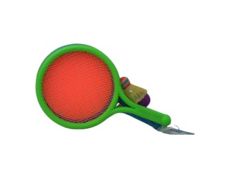 Set palete badminton cu minge si fluturas diverse culori, ZJA029518