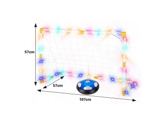 Set poarta de fotbal LED cu minge plutitoare si obisnuita, ZJA353351
