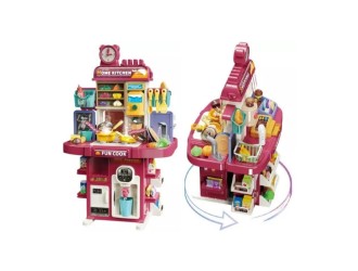 Set de joaca 2 in 1 Bucatarie si Magazin cu 83 el., ZJA350483