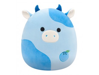 Jucarie de plus 30 cm, Rutanya, vacuta albastra, Squishmallows