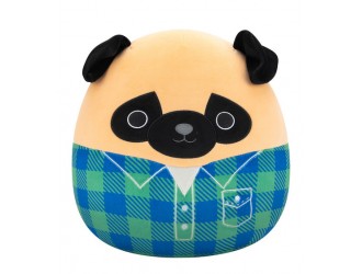 Jucarie de plus 30 cm, Prince, mops in camasa, Squishmallows