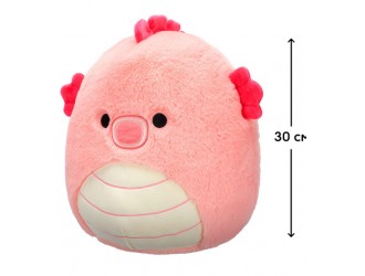 Jucarie de plus 30 cm, Starla, calut de mare roz, Squishmallows