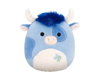 Jucarie de plus 13 cm, Bermayeh, taur albastru, Squishmallows