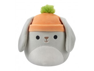 Jucarie de plus 13 cm, Valentina, iepuras cu caciulita, Squishmallows