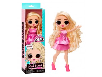 Papusa L.O.L. Surprise! seria OPP O.M.G Pink Chick