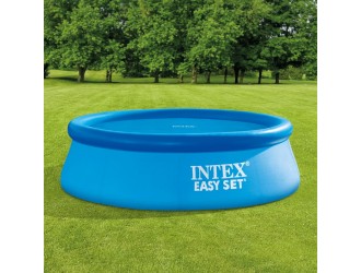 Husa solara pentru piscine Easy Set si Frame 366cm (D348cm, 120 microni (110g/m2)), INTEX