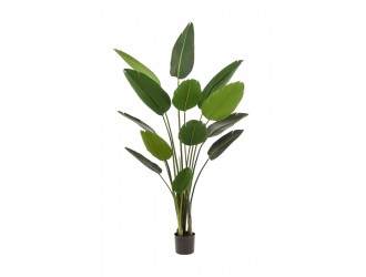 Planta artificiala Strelitzia in ghiveci, 190cm, 13 frunze