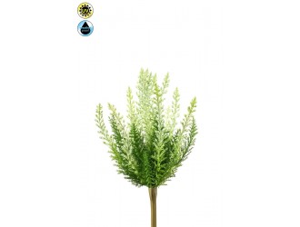 Tufa artificiala Erica, alba, rezistenta UV, 29cm