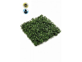 Covoras artificial de iedera (Hedera), rezistent la conditii meteorologice si UV, verde, 50x50cm