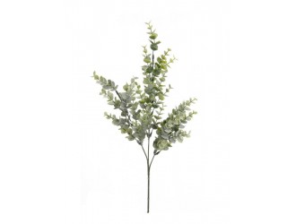 Ramura arcuita artificiala de eucalipt, 3 crengute, 68cm