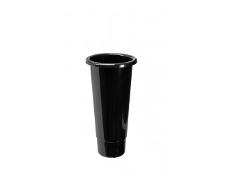 Galeata de expunere din plastic, neagra, 35 cm