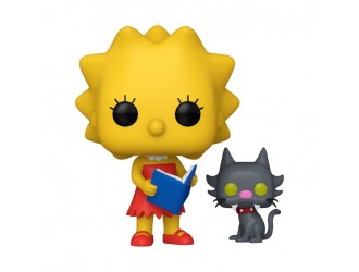 Set cu Figurina Funko POP! Lisa si Snowball seria The Simpsons S11