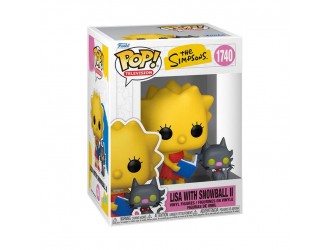 Set cu Figurina Funko POP! Lisa si Snowball seria The Simpsons S11