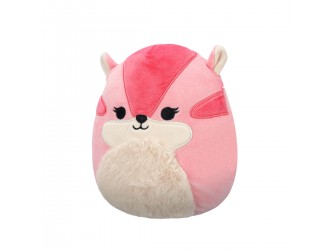 Jucarie de plus 19 cm, Dianalee veverita roz, Squishmallows