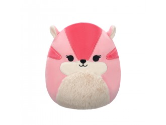 Jucarie de plus 19 cm, Dianalee veverita roz, Squishmallows
