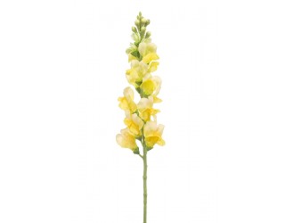 Gura-leului artificiala galbena, ramura, 78cm