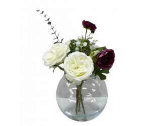 Buchet Rose Whisper in Vaza