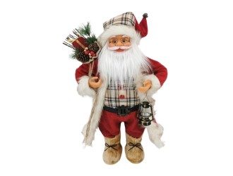 Figurina Decoratiune Mos Craciun 60cm (rosu), ZJA360709