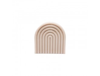 Lumanare parfumata Semi sfera cu dungi 12,5x13,8 latimea 8 cm  (divers culori si arome)