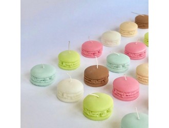 Lumanare parfumata Macarons 3,8x2 cm  (divers culori si arome)