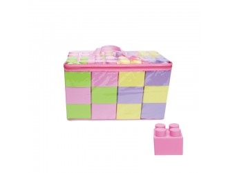 Set blocuri de construit din plastic in geanta 24 el, ZJA274529