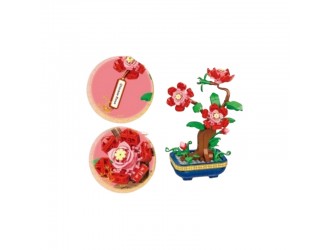 Set de constructie Trandafir chinezesc in vazon 325 el. ZJA386034