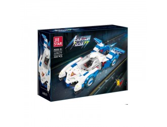 Set de constructie Masina Alb-albastru 328 el. ZJA372410