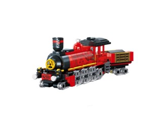 Set de constructie 3 in 1 Tren rosu 312 el. ZJA351336
