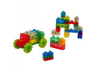 Set de constructie cu blocuri senzoriale JELLY BLOX Vehicol