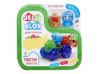 Set de constructie cu blocuri senzoriale JELLY BLOX Tractor