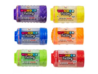 Pasta de modelat care nu se usuca, in tub texturat cu capac, cu miros placut, Wonder Factory (diverse culori)