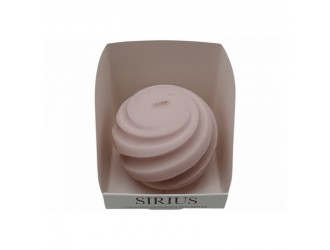 Lumanare parfumata Sfera cu dungi mari 8,5x7,3 cm