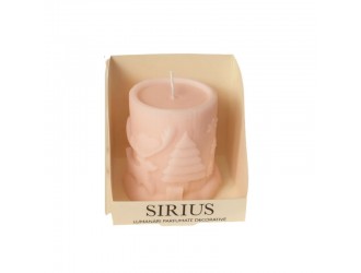 Lumanare parfumata tub de Craciun 7,5x7 cm 150 g