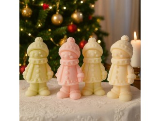 Lumanare Omuletul de zapada 14.5 cm