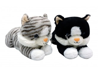 Jucarie de plus Pisica 35 cm negru / gri 25456  