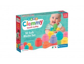 Blocuri moi pentru bebelusi 10 buc. Clemmy 17988