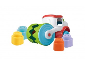 Jucarie compactor cu 6 blocuri moi pentru bebelusi Clemmy 17495