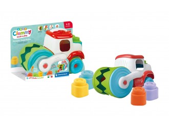 Jucarie compactor cu 6 blocuri moi pentru bebelusi Clemmy 17495