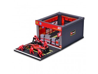 Set de joaca Pit Pass Ferrari SF-24 (1:43) Bburago