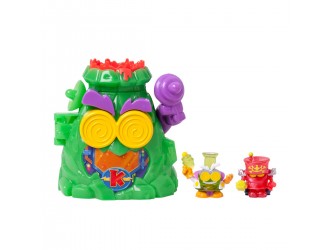 Set de joaca Baza ascunsa a lui Professor K SuperThings seria Kazoom Power