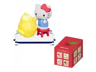 Figurina surpriza Hello Kitty cu mere, in cutie de plastic, Pop Top