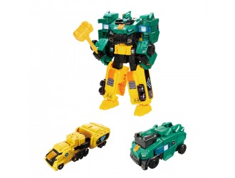 Set cu robot transformer Stego Tron Dinoster (2 masini)