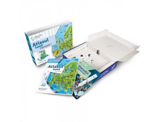 Pachet Raspundel Istetel, creion si carte Atlasul lumii, 2.0