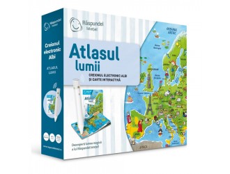 Pachet Raspundel Istetel, creion si carte Atlasul lumii, 2.0