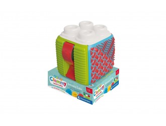 Cub senzorial cu elemente moi Clemmy – Soft Cube Sensory