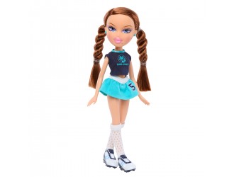 Papusa Bratz cu accesorii seria Play Sportz – Roxxi jucatoare de fotbal 29cm